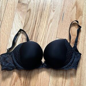 Elegant Black Lace Bra